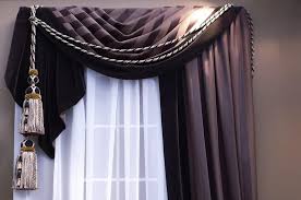Asymmetric drapery Curtains